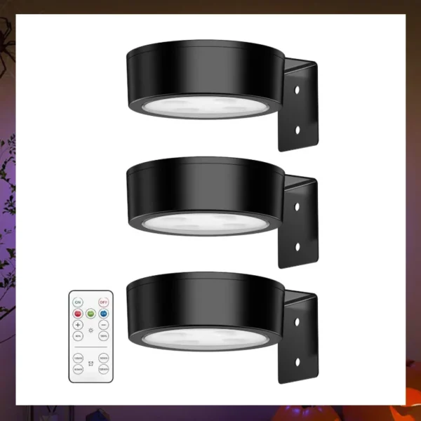 GlowFlex – Magnetisk Multifunksjonell Trådløs Vegglampe (3-pack)